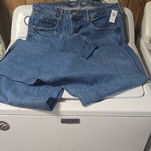 Old Navy Sky-Hi Wide Leg Jeans in Blue